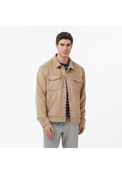 Nautıca Nautica Erkek Bej Regular Fit Süet Ceketdüzj65016t