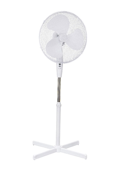 Opp Ayaklı 40 cm Beyaz   Vantilatör 45 Watt 90 Derece