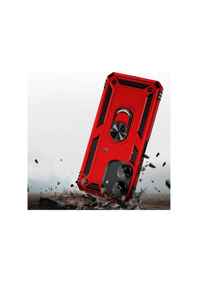 Xiaomi Redmi 13c Kılıf Vega Tank Sert Yüzüklü Standlı Zırh Koruma Kapak