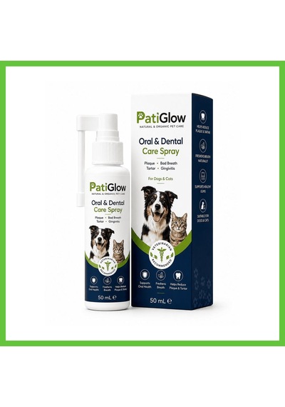 Bezos Patiglow Kedi Ve Köpek Ağız Ve Diş Bakım Spreyi 50 Ml Dmc