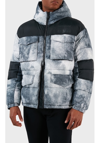 Armani Exchange Erkek Mont 6Rzk30 Znkrz 21Cs Beyaz-Lacivert Beyaz - Lacivert
