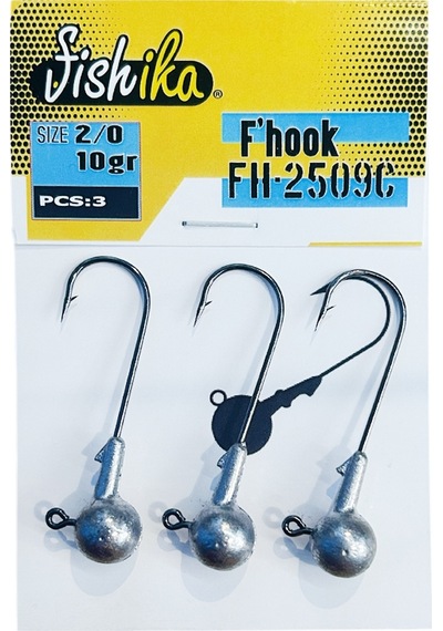 Fishika 2509 2/0 10gr Jig Head Fsh2509-c10n20
