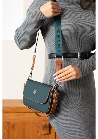 Just Polo Kadın Yeni Sezon Lakos El Ve Omuz Çantası 236005mh Yeşil - Taba