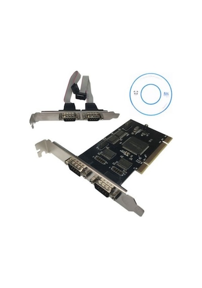 Pci 4 Port Com Kart 4 Port Pci Rs232 Kart 4 Port 9 Pin Kart