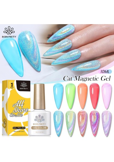 Born Pretty 10ml Omnipotent Laser Holo Cat Magnetic Gel 56383