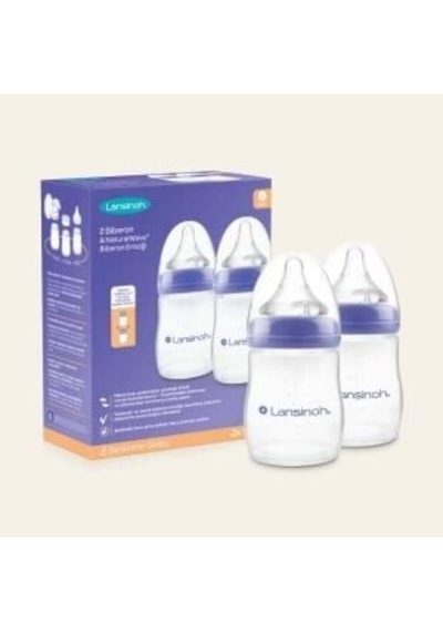 Tr Pp Biberon Seti 2x160 Ml, Naturalwave Emzikli, Beyaz