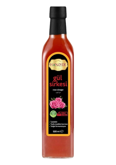 Hanzade Bitkisel Gül Sirkesi 500 ML