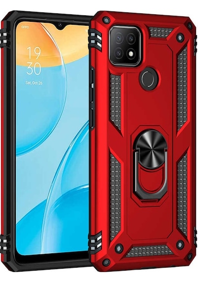 Oppo A15S Kılıf Zore Vega Kapak-Siyah