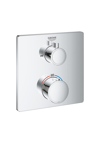 Grohe Grohtherm Termostatik Banyo Duş Bataryası 2 Çıkışlı Divertörlü- 24080000