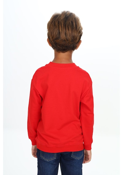 Toontoy Kids Toontoy Erkek Çocuk Relax Fit Bisiklet Yaka Hafif Düşük Omuz Baskılı Sweatshirt - 2 İplik Kırmızı Toontoy Kids Toontoy Erkek Çocuk Relax Fit Bisiklet Yaka Hafif Düşük Omuz Baskılı Sweatshirt - 2 İplik Kırmızı