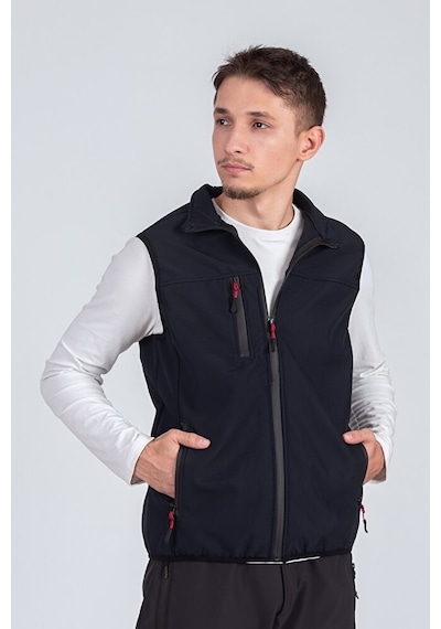 Vatan Tekstil Softshell Dik Yaka Erkek Yelek Lacivert