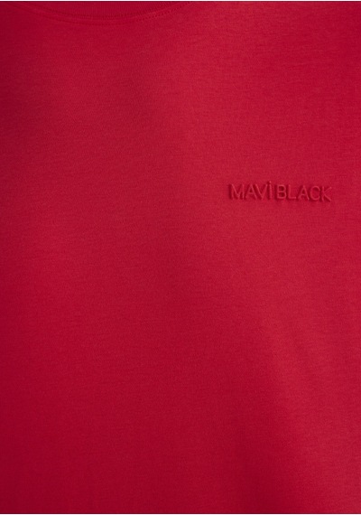 Mavi - Kırmızı Tişört 0612645-84538 Kırmızı