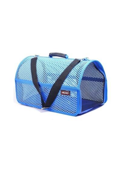 Flybag Voyager Fileli Model Kedi Köpek Taşıma Çantası, Mavi, 46x30x27 Cm