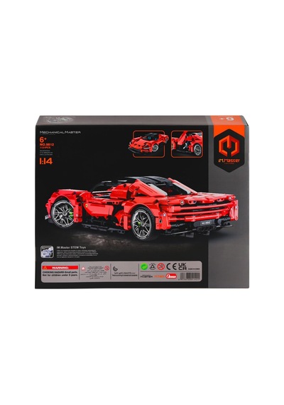 9812 Imm Mekanik Master Blokları Süper Araba 1:14 1131 Parça