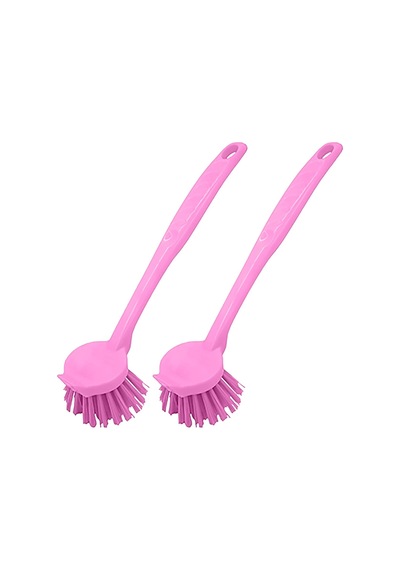 Promosyonca Lavabo Temizleme Fırçası, 2 Adet Pembe Diğer