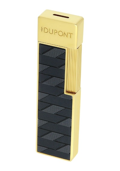 S.t. Dupont Twiggy Monogram Siyah-gold Puro Çakmağı 30079 - Tr9130