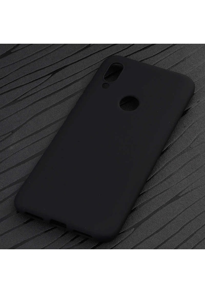 Noktaks - Redmi 7 Uyumlu - Kılıf Mat Soft Esnek Premier Silikon Kapak - T9901 - Saks Mavi Saks Mavi