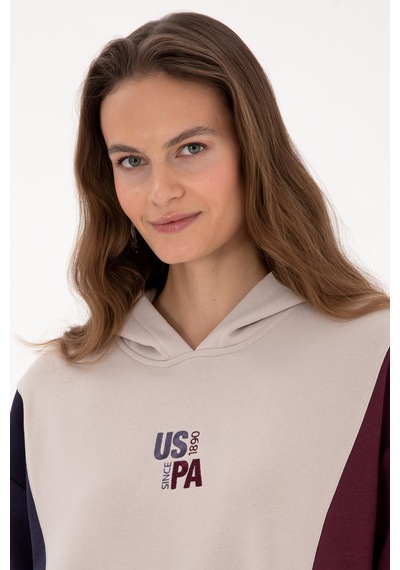 U.s. Polo Assn. Kadın Taş Sweatshirt 50313585-vr049 Tas