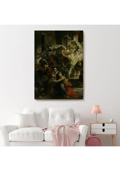 Pompeii'nin Son Günü Karl Pavlovich Bryullov Kanvas Tablo-6362