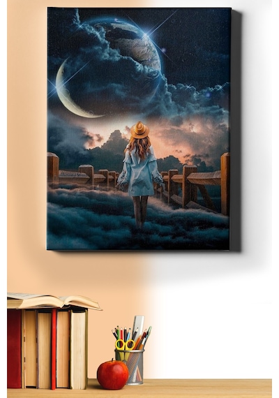 Webstyle Sayılarla Boyama Seti Kasnaklı Gökyüzü Seyri 50 X 65 Cm