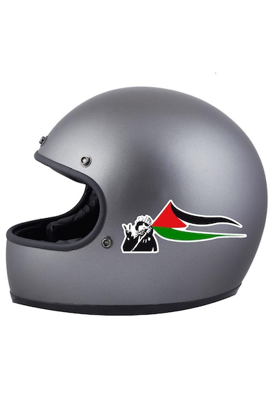 Özgür Filistin Sticker - Filistin Bayrak Sticker - 02509 15x6 Cm