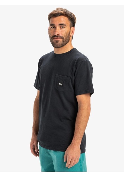 Quiksilver Salt Water Pocket Ss Tee Erkek T-shirt-29747 Siyah