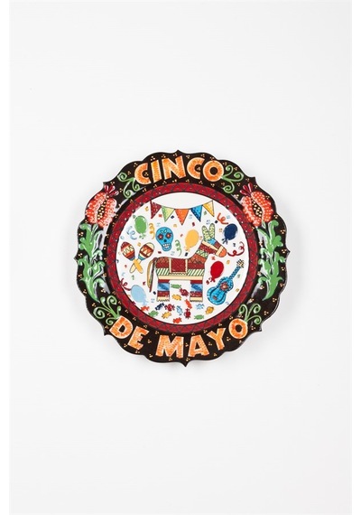 Seramik Tabak Cinco De Mayo 25 Cm No.1