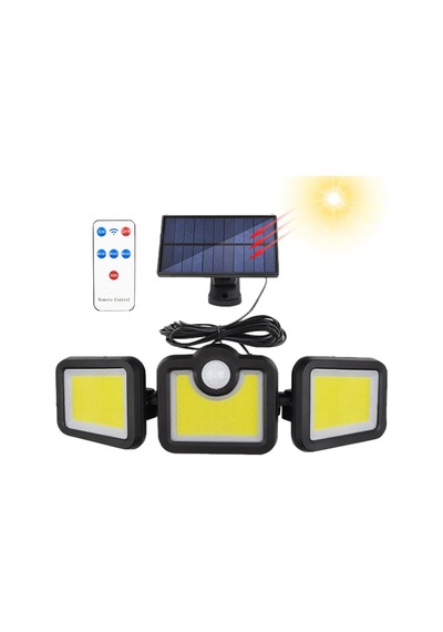 Güneş Enerjili Hareket Sensörlü, 3 Taraflı 171 Cob Led Aydınlatma/gt-sl15