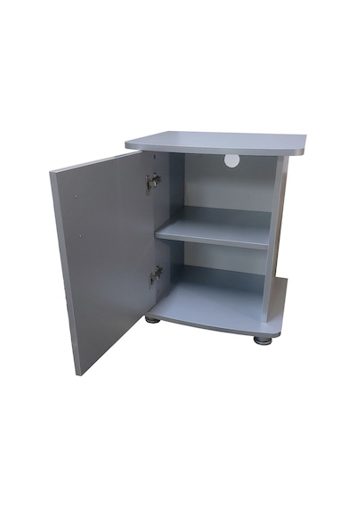 Kanki Pet İthal Oval Mdf Gri Akvaryum Sehpası 52 x 45 x 67 CM