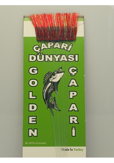 Golden 50 İğneli İstavrit Kösteği 7 No Siyah İğne -0,20 Mm -0,22 Mm -0,25 Mm Köstek Kırmızı