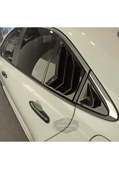 Toyota Corolla 2018 Sonrası E210 Uyumlu Kelebek Cam Izgarası Kelebek Cam Vizörü İthal Havalandırma Sağ Sol Takım Parlak Siyah 1.sınıf 00 Şüscaroto Aksesuar
