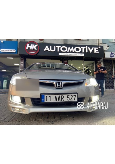 Kit Garaj Civic Fd6 Makyajsız Kasa Için Makyajlı Ön Ek Plastik Boyasız