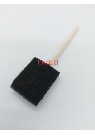 Vernik Fırçası 906 Siyah Sünger Fırça 4cm