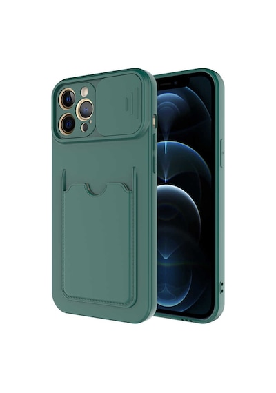 Apple Uyumlu iPhone 12 Pro Kılıf Zore Kartix Kartlık Bölmeli Kılıf