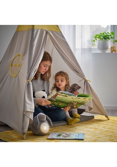 Ikea Hövlıg Çadır, Gri-sarı, 164 Cm
