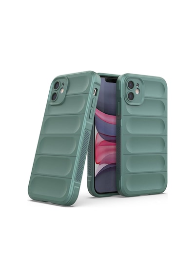Zore İphone 11 Kılıf Esnek Tpu Oyuklu Arka Yüzey Tasarımlı Ogaa Etnik Silikon Kapak - Siyah