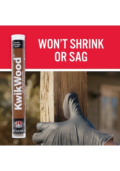 Jb Wekd Kwikwood Epoksi Macun - 2 Oz Ahşap Onarıcı, Ahşap Yapıştırıcı