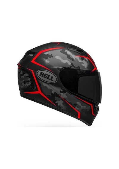 MotopluBell Qualıfıer Stealth Camo Matte Black/Red