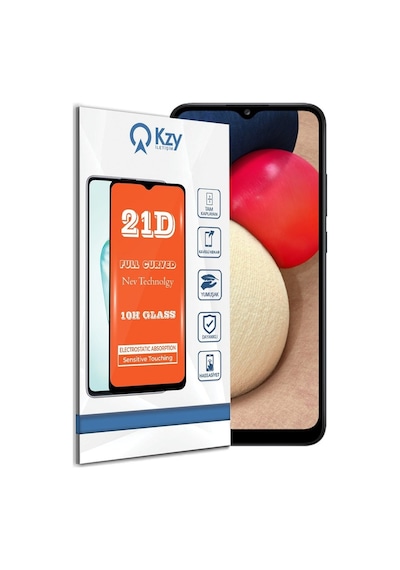 Samsung Uyumlu Galaxy A02S Tam Kaplayan 21D Temperli Ekran Koruyucu Cam (501285709) 20 Tl Fark Ile Apple  iPhone Hızlı Şarj Kablosu