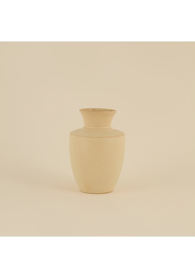 Karaca Home Enna Vazo Bej 14,5x14,5x22 Cm