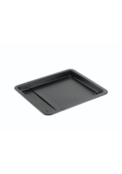 Fisko Ayarlanabilir Fırın Tepsisi 33-52x36 Cm Siyah