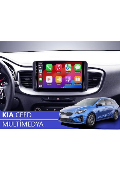 Kia Ceed Android Multimedya Sistemi 4-64 Cadence 2018-2021 9"