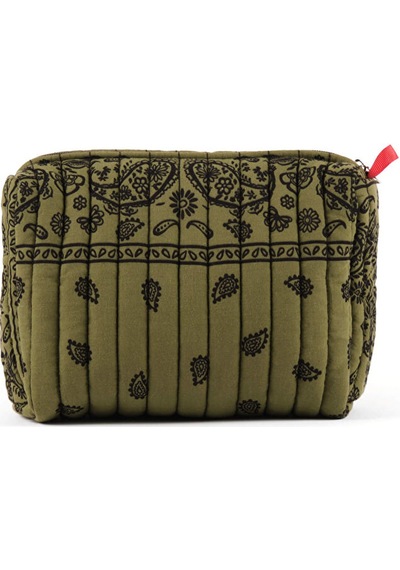 Şal Desen Kozmetik Çantası S26cnt009 Us26cnt00950 Yeşil