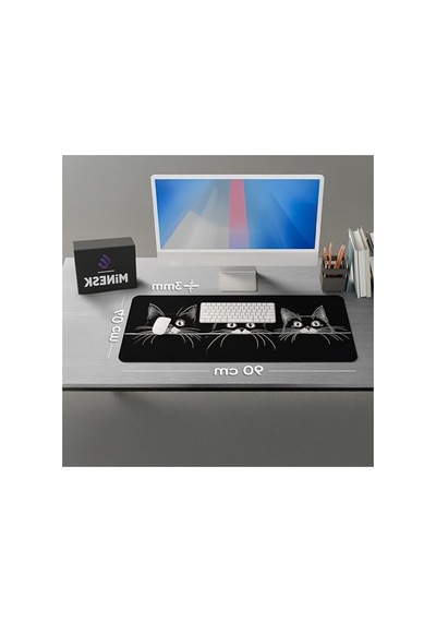 Kaymaz Tabanlı Xxl Gaming Mouse Pad, 90x40 Cm