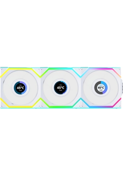 Lian Li Unı Fan Sl Wıreless Lcd 3x120mm Beyaz Kasa Fanı Azaz0llı0071