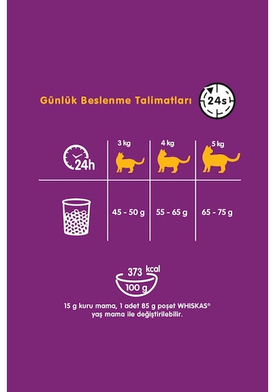 Tavuklu Ve Sebzeli Yetişkin Kedi Maması 3.8 Kg