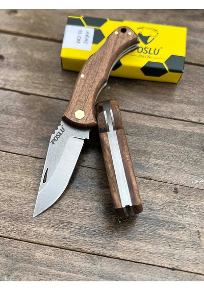 El Yapımı Kamp Çakı Outdoor Kamp Çakı Kahverengi
