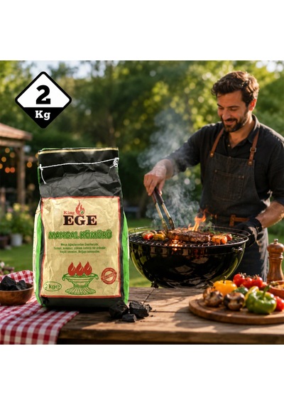 Büro Ev Ofis Mangal Keyfi İçin 2kg Çıralı Meşe Kömürü Diğer