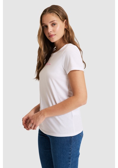 U.S. Polo Assn. U.s. Polo Assn. Kadın Beyaz Tişört Basic 50323450-vr013