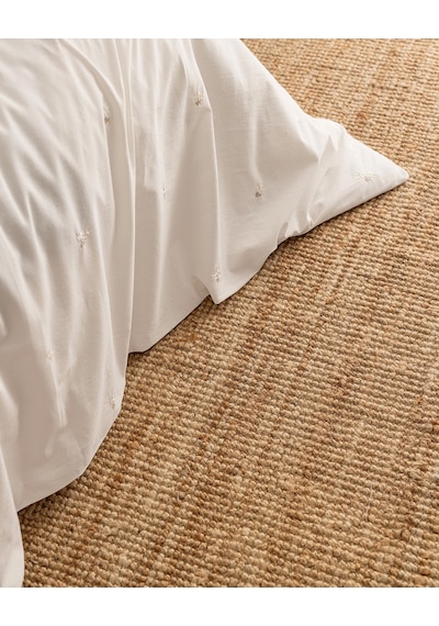 Madame Coco Saphir Family Size %100 Pamuk Ranforce Nakışlı Çarşaflı Nevresim Takımı - Naturel 8684427205372 Çok Renkli